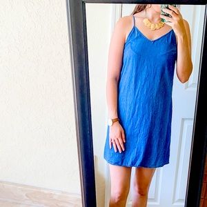 Simple Denim Mini Dress